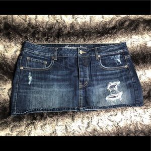 American Eagle Denim Mini Skirt